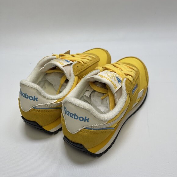 Reebok Classic AZ Women Running Casual Retro Shoes Yellow / Gold Size 6.5 US New - Picture 2 of 13